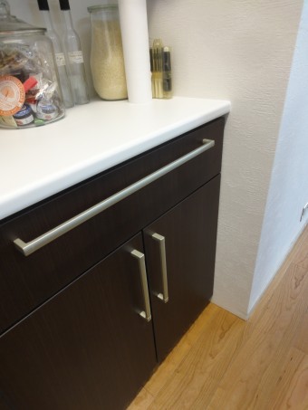 リビングの様子がわかるキッチンに